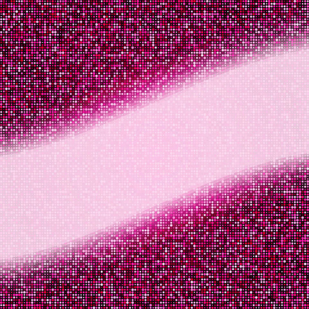 Fundo iridescente rosa consistindo de pontos
 - Vetor, Imagem