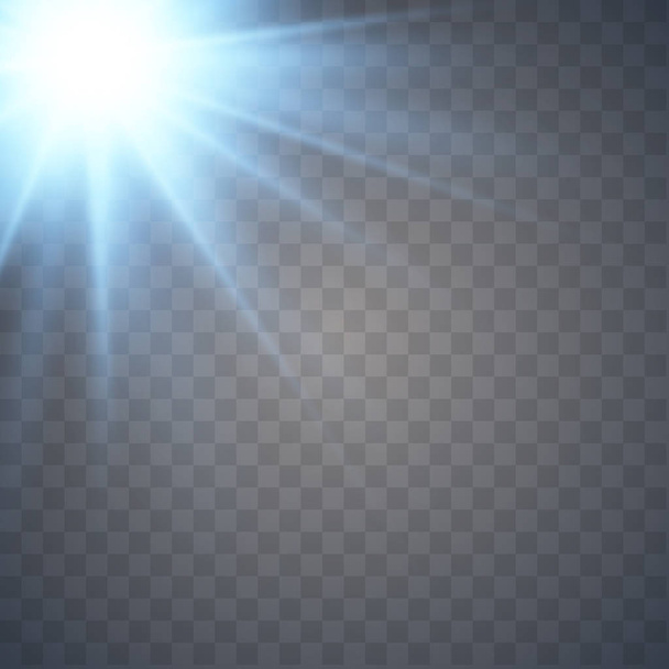 Sonnenlicht eine lichtdurchlässige Besonderheit - Vektor, Bild