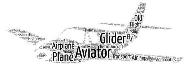 Deporte avión palabra nube
 - Foto, Imagen