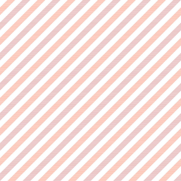 Streifen rote Pastellfarbe nahtloses Muster - Vektor, Bild