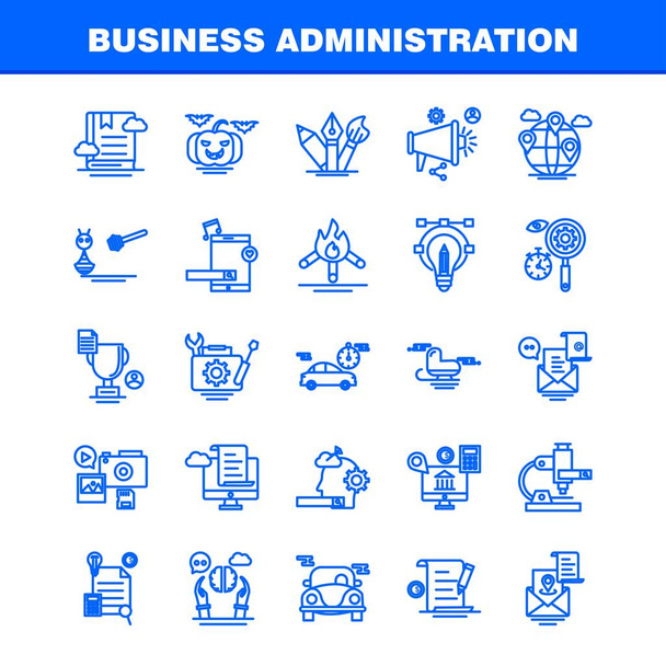Business Concepts Line Icons Set For Infographics, Mobile UX/UI Kit And Print Design. Include: Monitor, Document, Computer, Cloud, Globe, Internet, Global, Map Collection Modern Infographic Logo and Pictogram. - Vector - Vector, Image