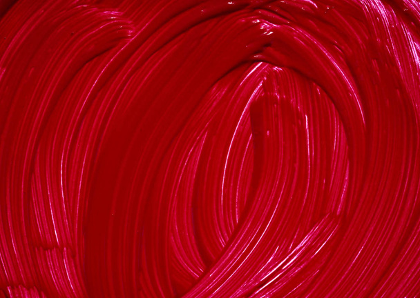Red lipstick or acrylic paint isolated on white - Valokuva, kuva