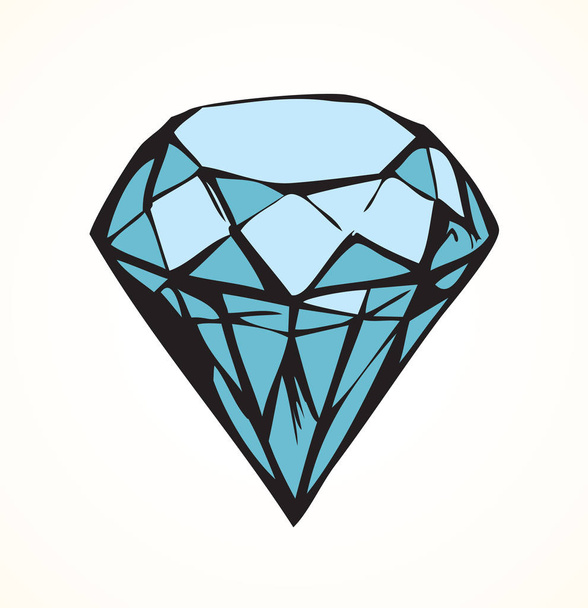 Diamante. Boceto vectorial
 - Vector, Imagen