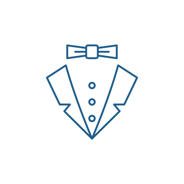 Male style line icon concept. Male style flat  vector symbol, sign, outline illustration. - Vektor, Bild