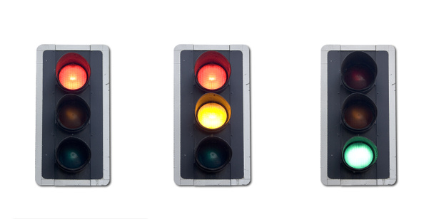 Traffic lights sequence - Photo, Image