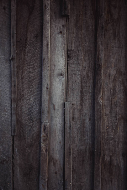 close up of wall made of wooden planks - Φωτογραφία, εικόνα