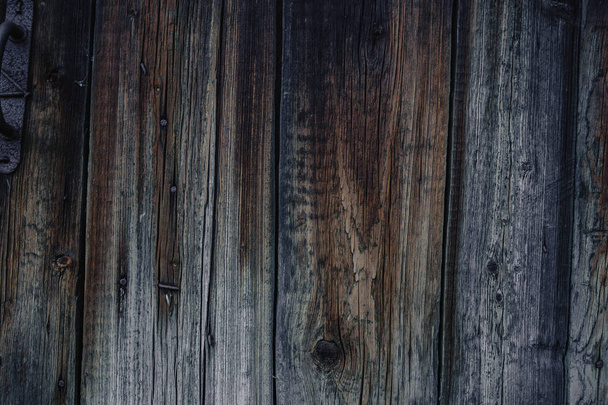 Old wooden wall texture with natural patterns - Foto, imagen