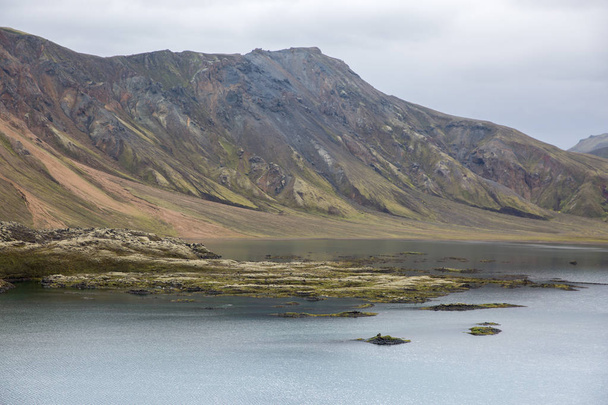 Big lake in landmannalaugar reserve in Iceland - Photo, image