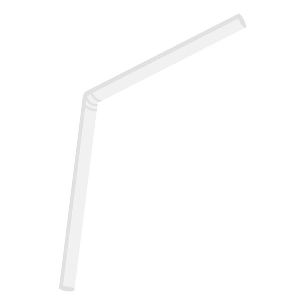 plastic straw accessory icon - Wektor, obraz
