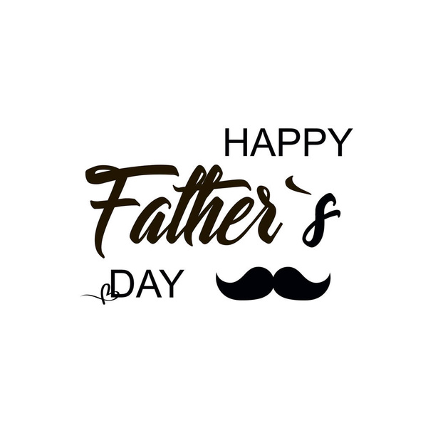 Father`s day. Celebration day. Happy fathers day. Lettering desi - Vektor, obrázek