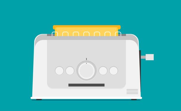 stylish icon of toaster, vector illustration - Вектор,изображение