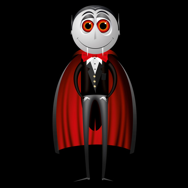 Conde Drácula (vampiro) - ilustração Halloween
 - Foto, Imagem