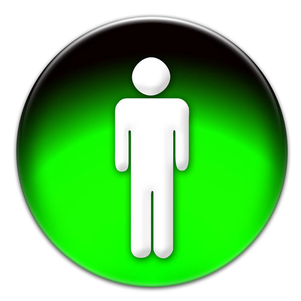 Homem ícone botão
 - Foto, Imagem