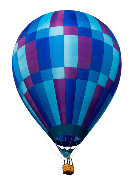 Hot air balloon isolated on white background. - Photo, Image