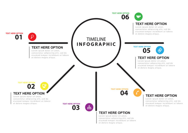 Zaman çizelgesi Infographics, iş - Fotoğraf, Görsel