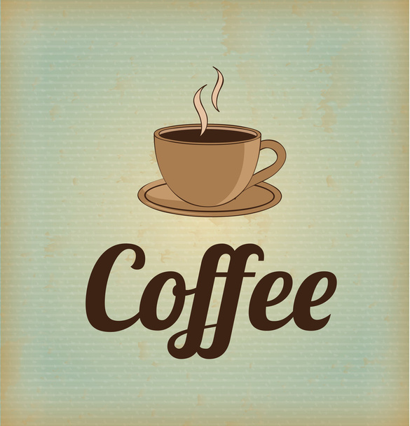 coffee vintage - Vector, Imagen