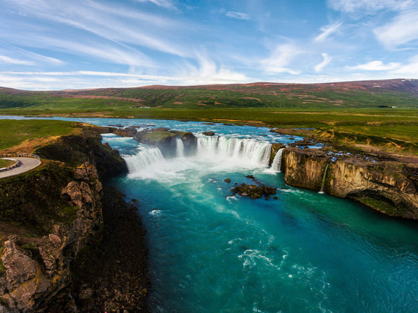 Vodopád Godafoss na severním Islandu. - Fotografie, Obrázek