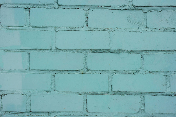 テクスチャの背景レンガの壁青 - 写真・画像