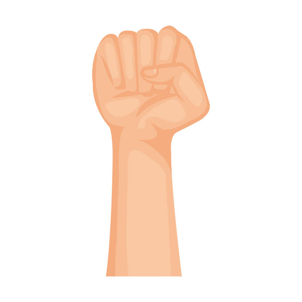 mão ícone punho humano
 - Vetor, Imagem