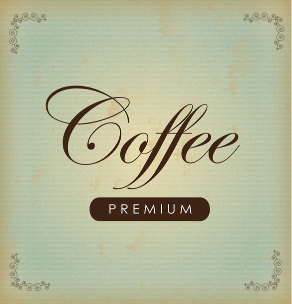 Coffee premium - Вектор, зображення