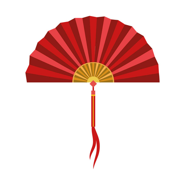 Китайський традиційний вентилятор
 - Вектор, зображення