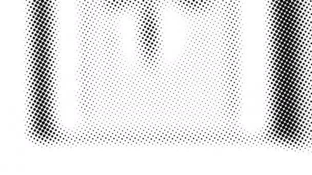Polotónování mnoha teček, počítačově generované abstraktní pozadí, 3D vykreslování pozadí s optickým efektem iluze - Záběry, video