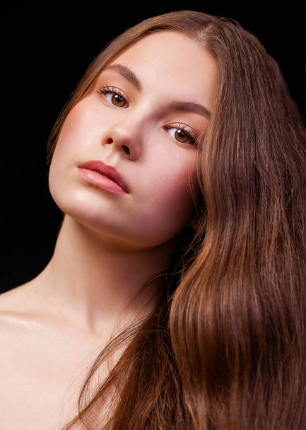 Close up Make up fashion model - Foto, Imagem