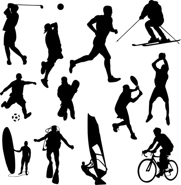 Спорт для отдыха
 - Вектор,изображение