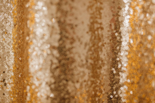 Złote cekiny streszczenie tło wzór świecidełka - Zdjęcie, obraz