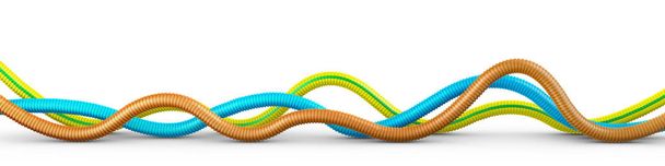 tubos corrugados flexibles
 - Foto, Imagen