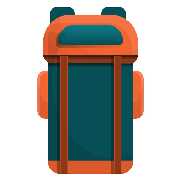 backpack in cartoon style, vector illustration. - ベクター画像