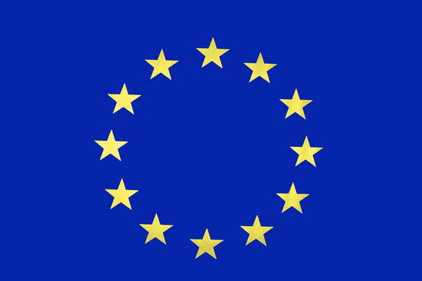 σημαία της Ευρωπαϊκής - Φωτογραφία, εικόνα