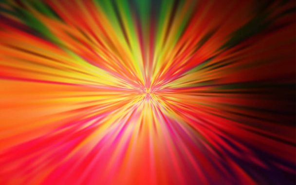 Dark Red, Yellow vector glossy abstract background. - Vector, Image