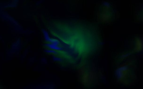 Dark BLUE vector blurred background. - Vector, Image