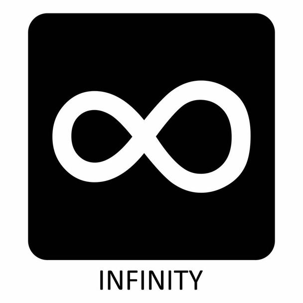 Infinity icon illustration - Vector, Image