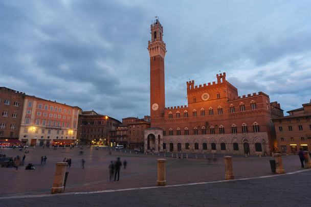 Historická památka města Siena, Toskánsko, Itálie - Fotografie, Obrázek