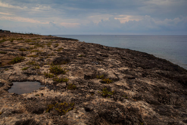 Θέα της ακτής της Λαμπεντούζα - Φωτογραφία, εικόνα