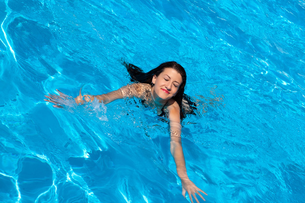 Swimming woman - Foto, Imagem