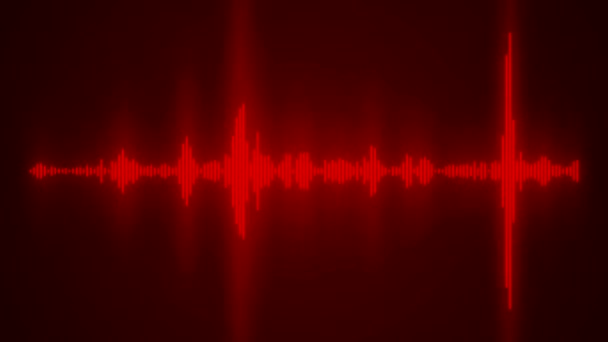 Videoanimation eines Audio-Spektrums - Bewegungshintergrund - nahtlose Schleife - Filmmaterial, Video