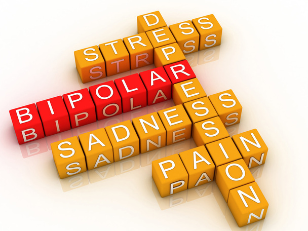 3d bipolare Störung Hintergrund - Foto, Bild