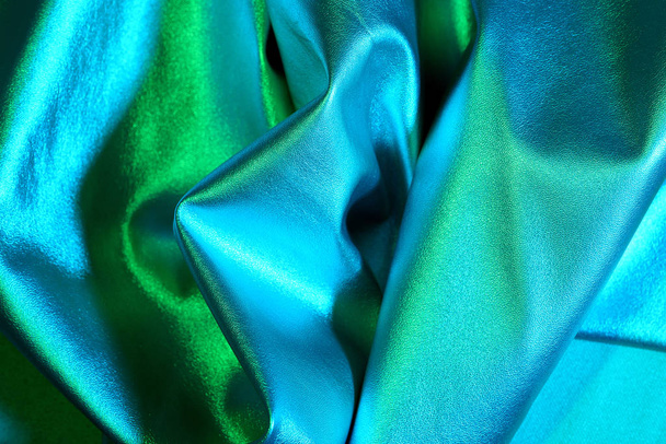 Iridescent background. Holographic Abstract  Holographic Foil Backdrop. Multicolor trendy backdrop - Φωτογραφία, εικόνα