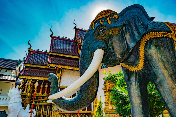 Buddhist temple Chiang Mai, Thailand - Fotografie, Obrázek