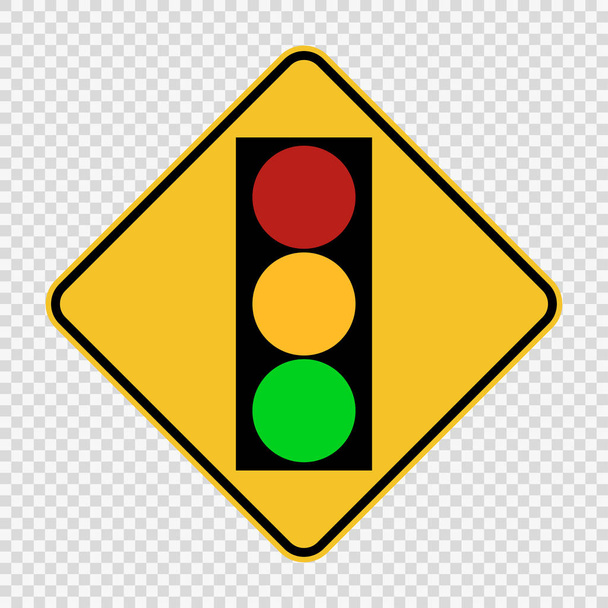 feu de signalisation vert jaune rouge signe sur backgr transparent
 - Vecteur, image