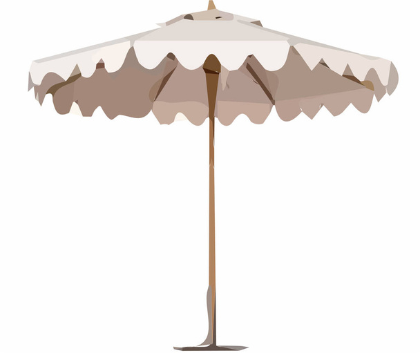 Вектор кольорової парасольки на білому тлі
 - Вектор, зображення