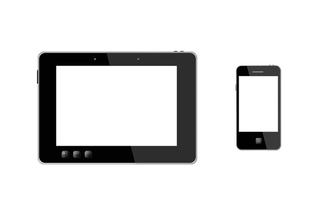 illustrazione di tablet e telefono cellulare moderno
 - Foto, immagini