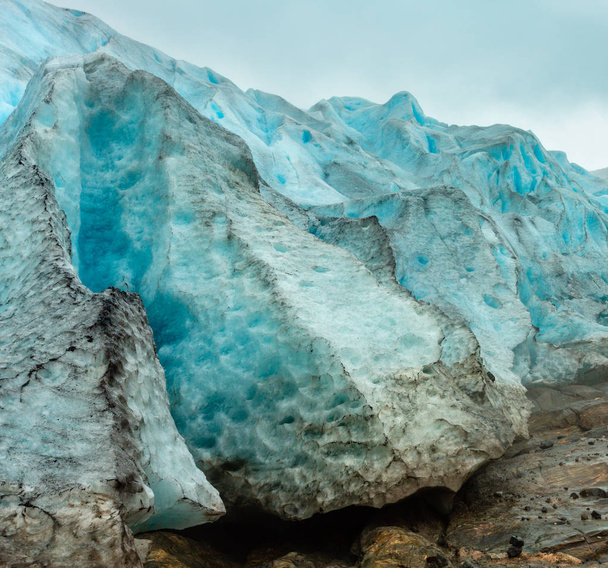 Svartisen Glacier, Norway - Фото, изображение