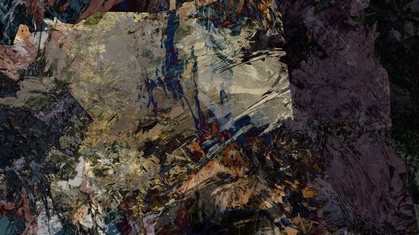 illustration of colorful terrain abstract texture background in digital art - Fotoğraf, Görsel