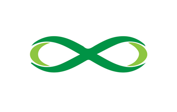 infinity sign on white background - Vector, Image