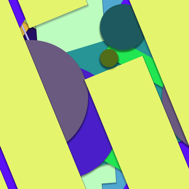 Gelecekçi parlak renkli geometrik şekiller arka plan - Fotoğraf, Görsel
