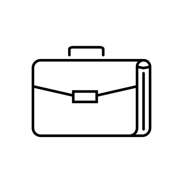 Briefcase Thin Line Vector Icon. - Vector, afbeelding